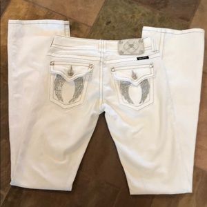 White Miss Me Jeans Size 26